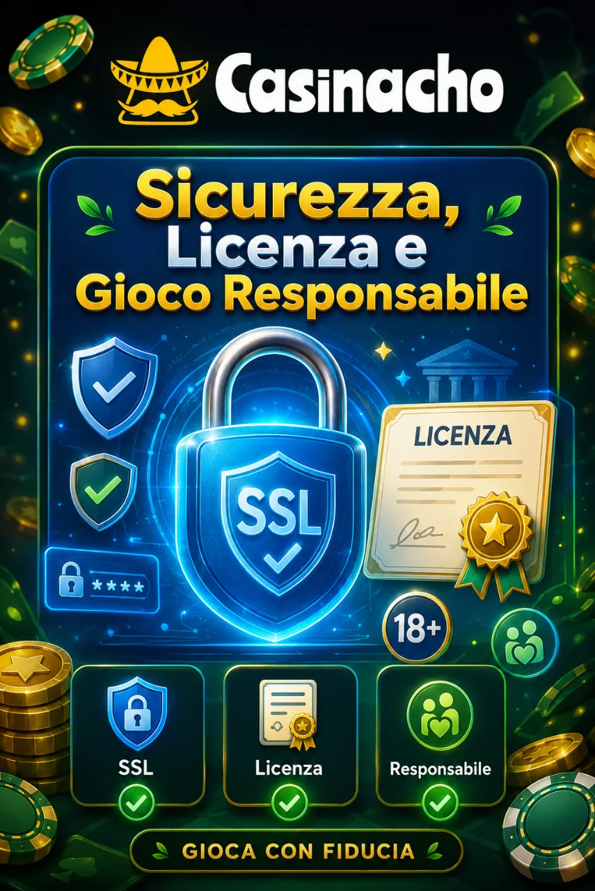 Lucchetto SSL e simbolo licenza su sfondo blu